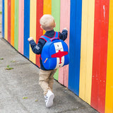 Airplane Backpack, Blue, Size 3-6Y,Safety Harness, Kids Backpack, Airplane Bag Preschool Backpack Dabbawalla   