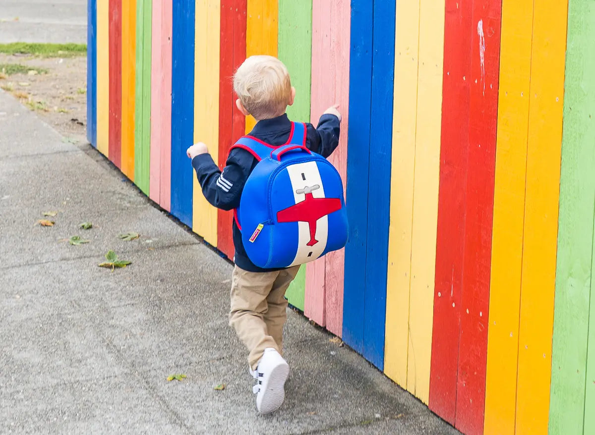 Airplane Backpack, Blue, Size 3-6Y,Safety Harness, Kids Backpack, Airplane Bag Preschool Backpack Dabbawalla   