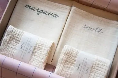 Towel Set of Three, Thick and Wrinkled Texture, Soft Cotton Towels, Mini & Midi Sizes, Bathroom Bundle  an.nur   