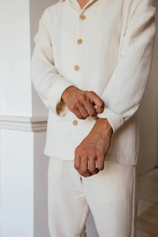 Signature Crinkle Cotton Homewear Adult, Soft and Elegant, Comfy Loungewear, Relaxation Outfit, Cozy Sleepwear  an.nur   