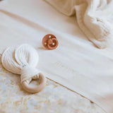 Bunny Ears Teething Toy, Natural Maple Wood Rings, Chemical-Free Teether, Baby Gift  an.nur   