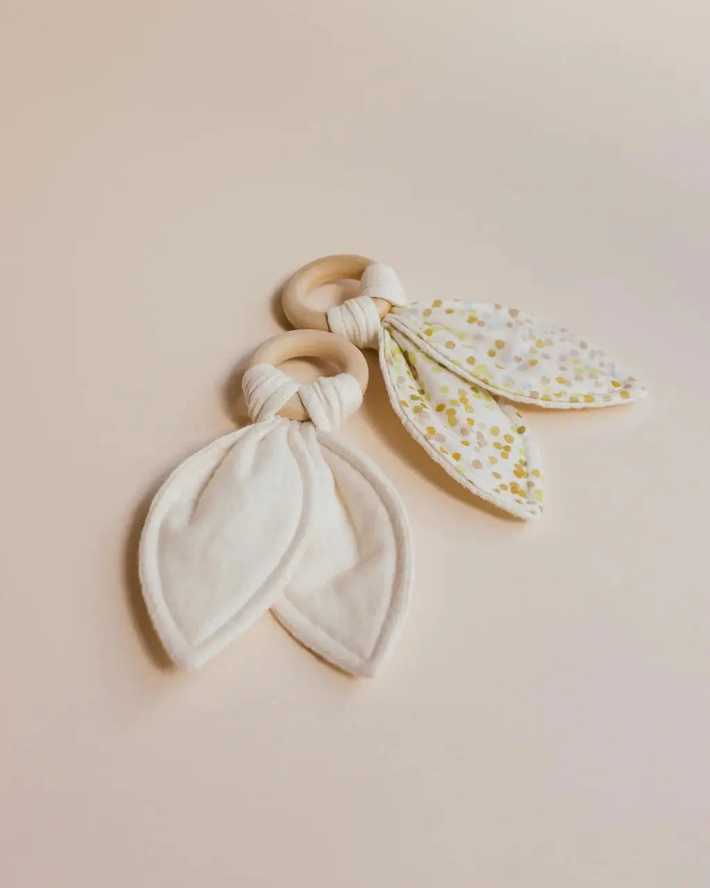 Bunny Ears Teething Toy, Natural Maple Wood Rings, Chemical-Free Teether, Baby Gift  an.nur   