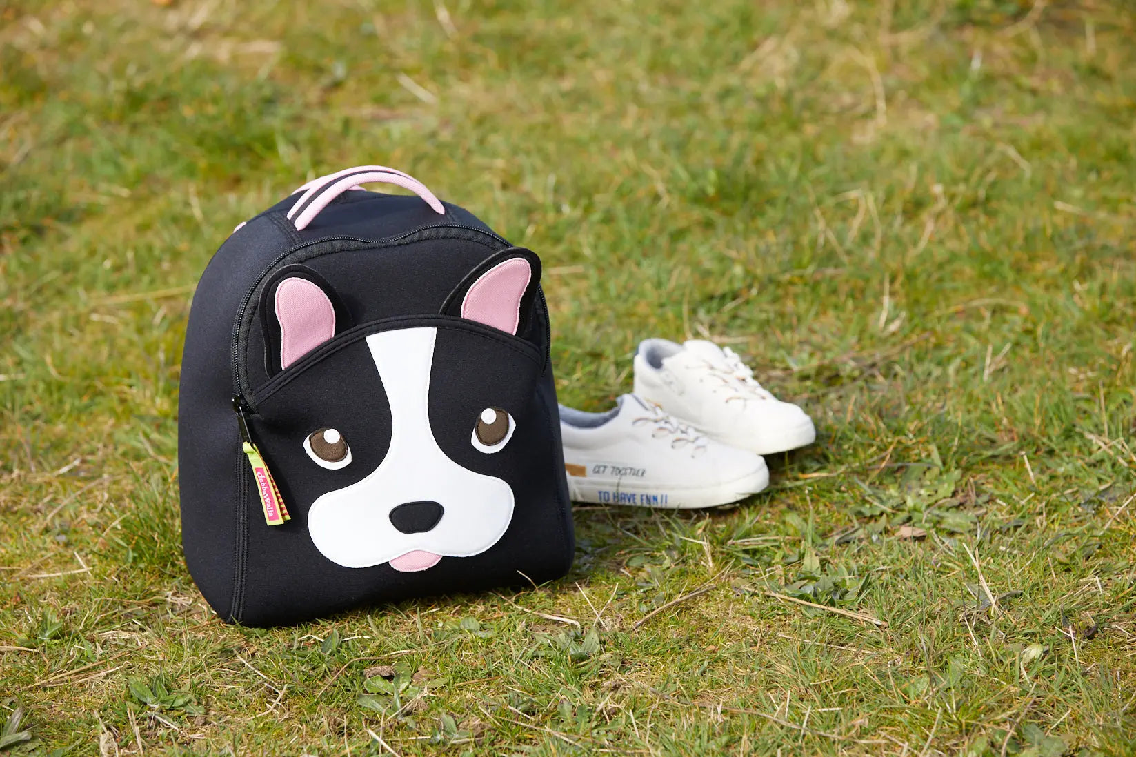 French Bulldog Harness Toddler Backpack - Black,Safety Harness, Kids Backpack Toddler Harness BP Dabbawalla   