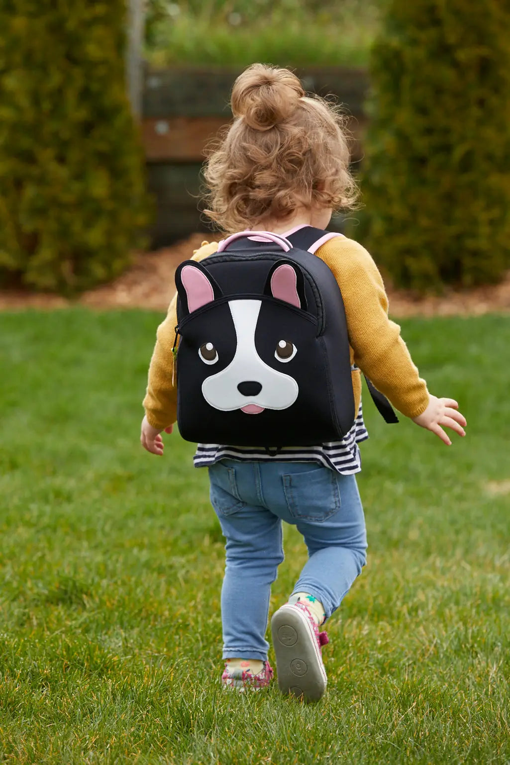 French Bulldog Harness Toddler Backpack - Black,Safety Harness, Kids Backpack Toddler Harness BP Dabbawalla   