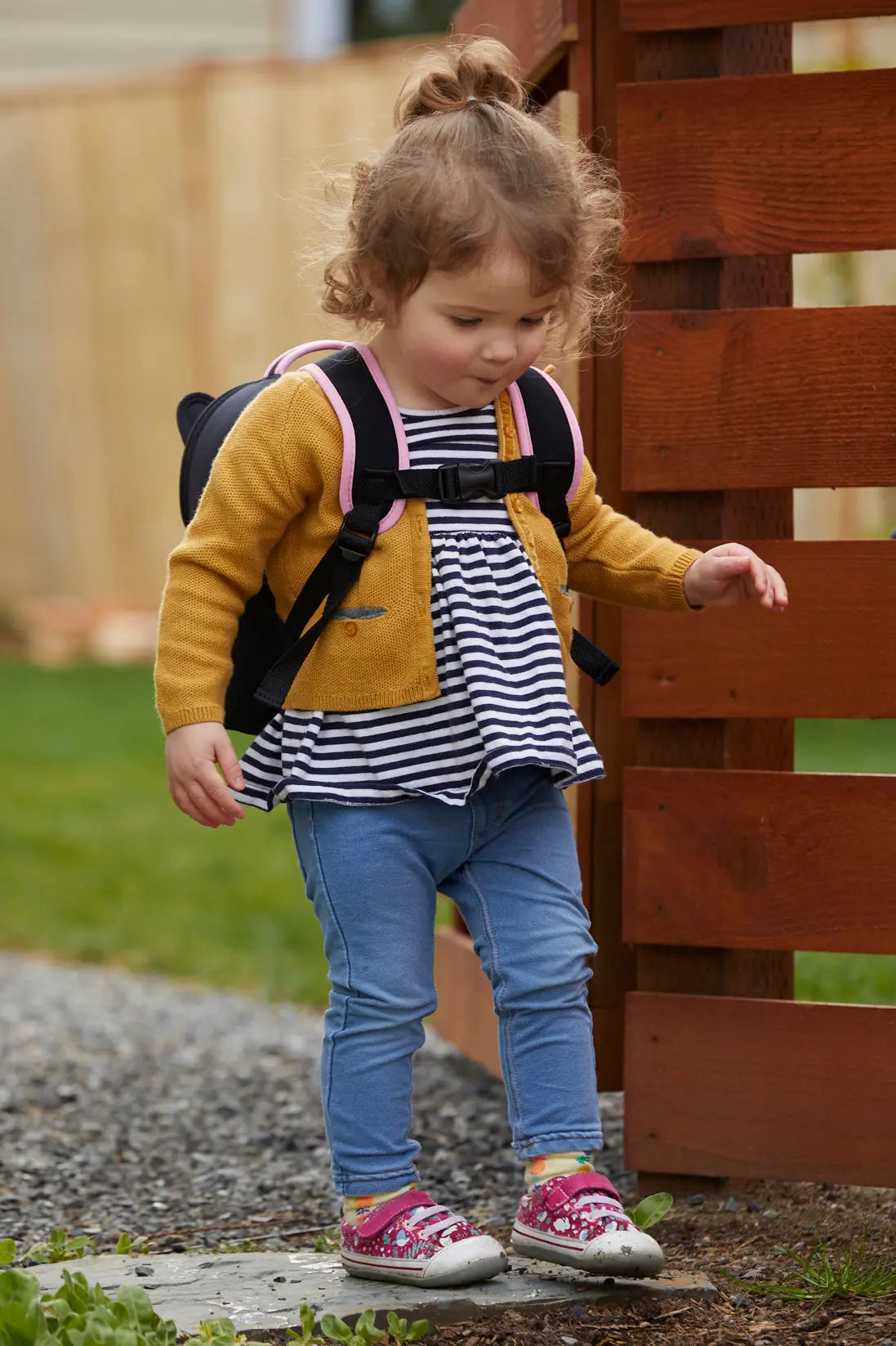 French Bulldog Harness Toddler Backpack - Black,Safety Harness, Kids Backpack Toddler Harness BP Dabbawalla   