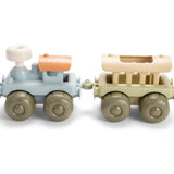 Bioplastic Train Set, Eco-Friendly Toy Train, Sustainable Playset, Eco Toy, Green Gift  Dantoy   