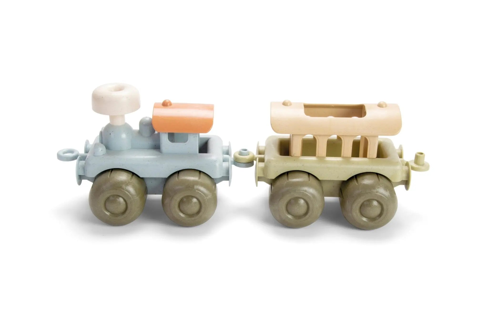 Bioplastic Train Set, Eco-Friendly Toy Train, Sustainable Playset, Eco Toy, Green Gift  Dantoy   