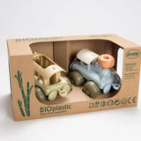 Bioplastic Train Set, Eco-Friendly Toy Train, Sustainable Playset, Eco Toy, Green Gift  Dantoy   