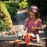 Outdoor Garden Grill Set, BBQ Playset, Pretend Play, Play Kitchen Toy, Kids Gift  Dantoy   