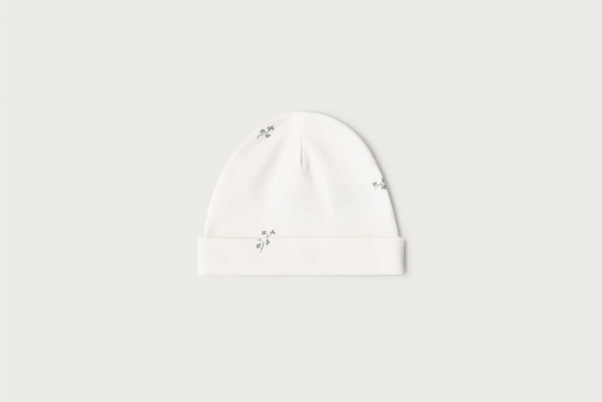 Classic Jersey Hat, Made in Portugal, OEKO-TEX® Certified, Stylish Headwear  Garbo and Friends Folia Ecru 62/68 (3-6M) 