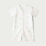 Jersey Romper, Comfy Baby Outfit, Cute and Cozy, Perfect for Playtime and Naps  Garbo and Friends Folia Ecru 62/68 (3-6M) 