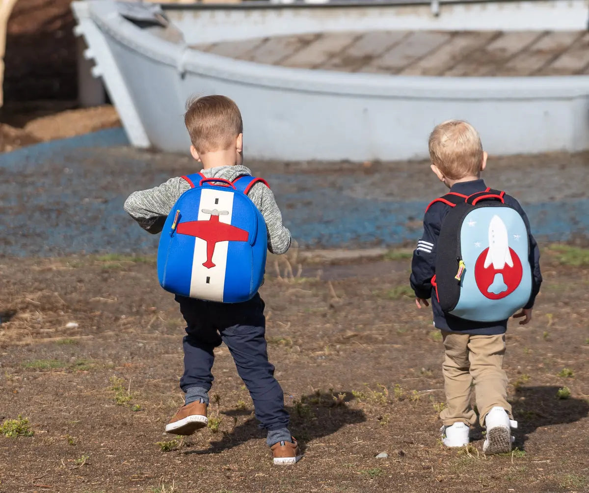 Airplane Backpack, Blue, Size 3-6Y,Safety Harness, Kids Backpack, Airplane Bag Preschool Backpack Dabbawalla   