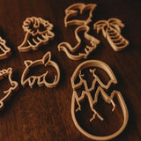 Baby Dinosaur Eco Cutter ™ Includes: Set of 8 Mini Cutters  Kinfolk Pantry   