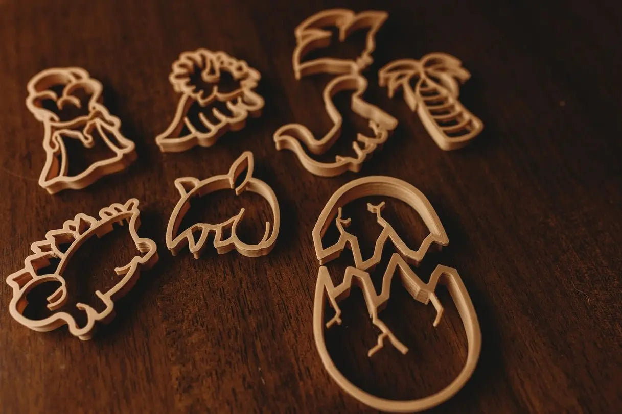Baby Dinosaur Eco Cutter ™ Includes: Set of 8 Mini Cutters  Kinfolk Pantry   