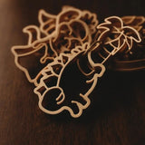 Baby Dinosaur Eco Cutter ™ Includes: Set of 8 Mini Cutters  Kinfolk Pantry   