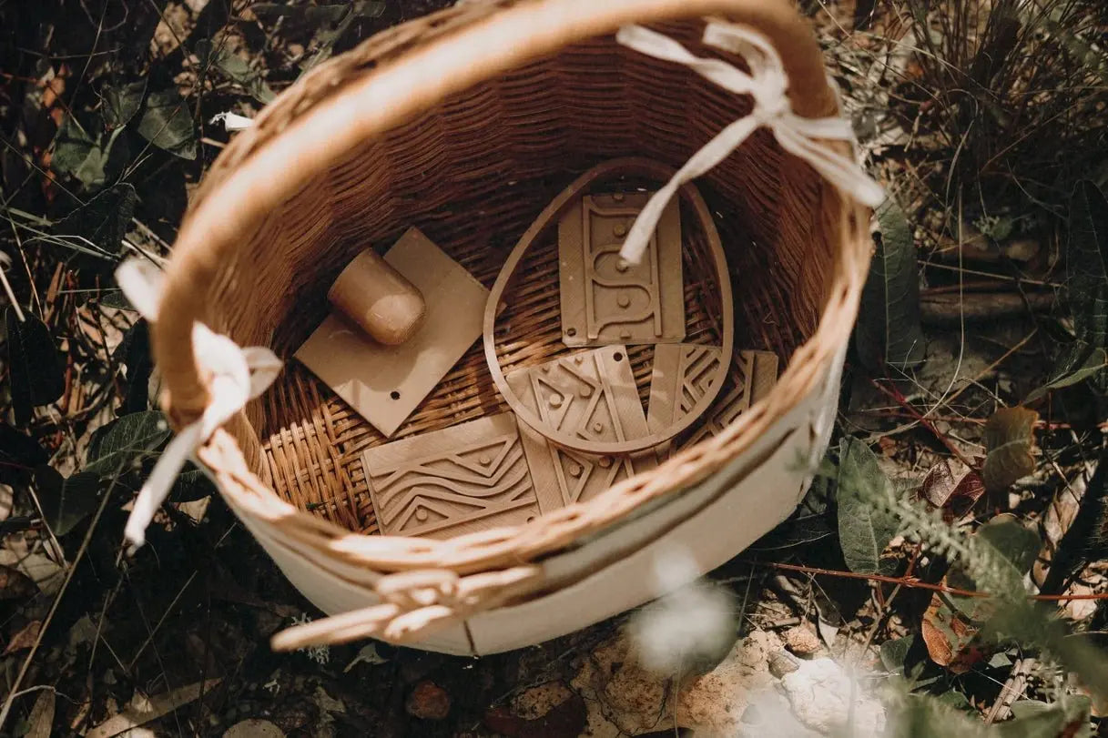 Easter Egg Eco Stamp Play Bundle  Kinfolk Pantry   