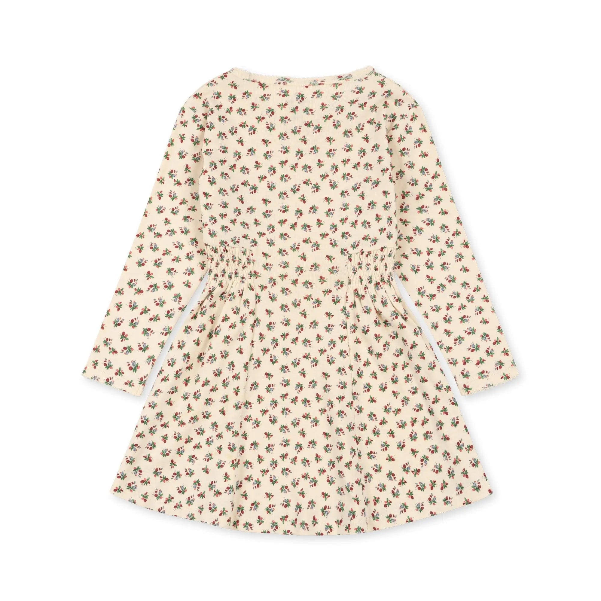 Classic Girl Dress Gots - Fleur Tricolore  Konges Sløjd   