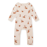 Classic Organic Cotton Baby Onesie - Foxie  Konges Sløjd   