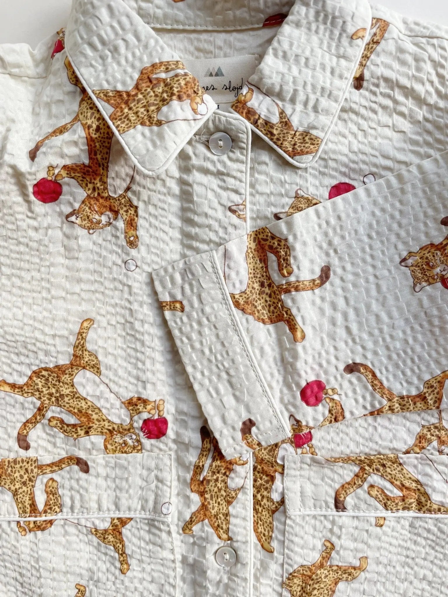 Bitsy Shirt Jacket - Ping Pong  Konges Sløjd   