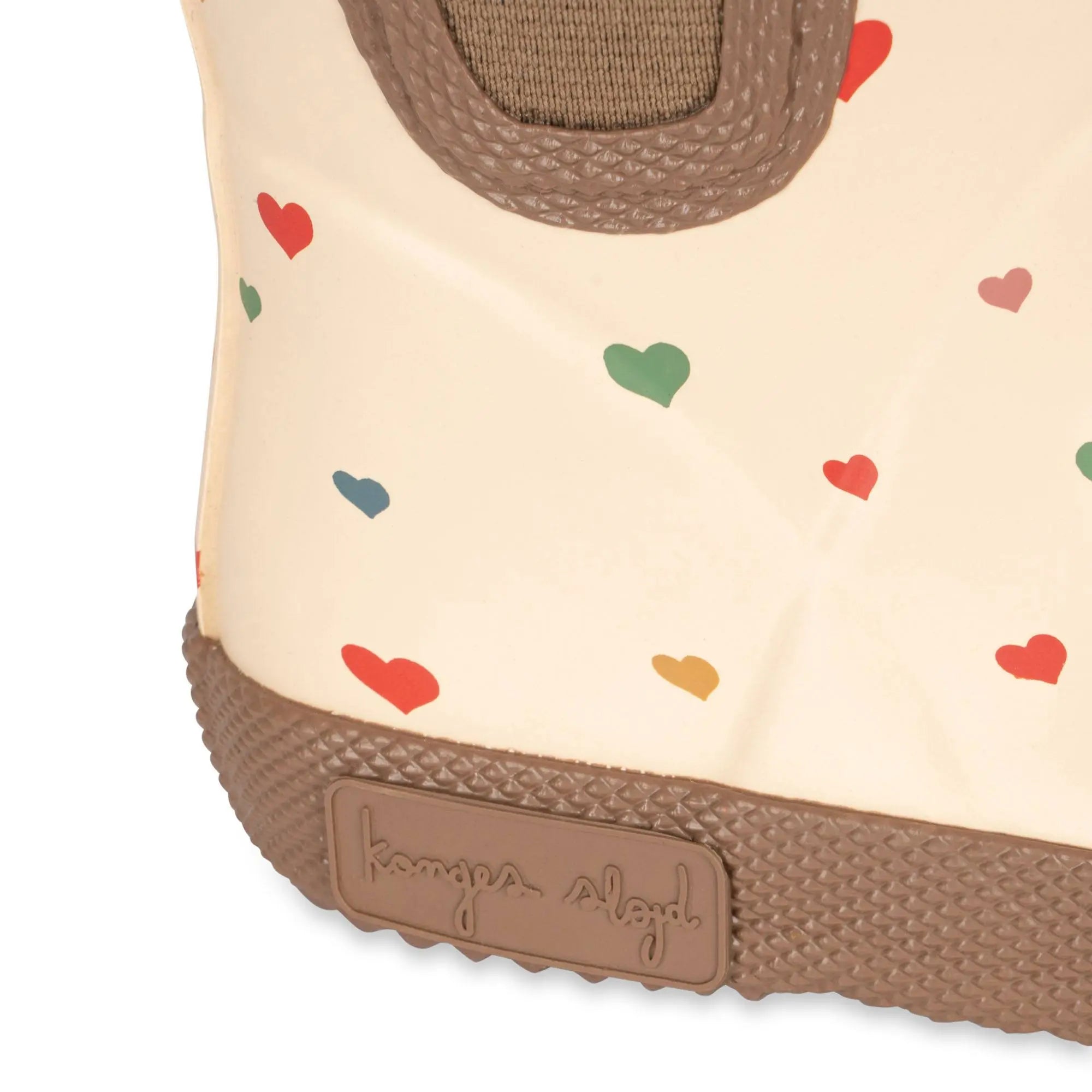 Children's Brume Welly Rain Boots - Multi Foil Hearts  Konges Sløjd   