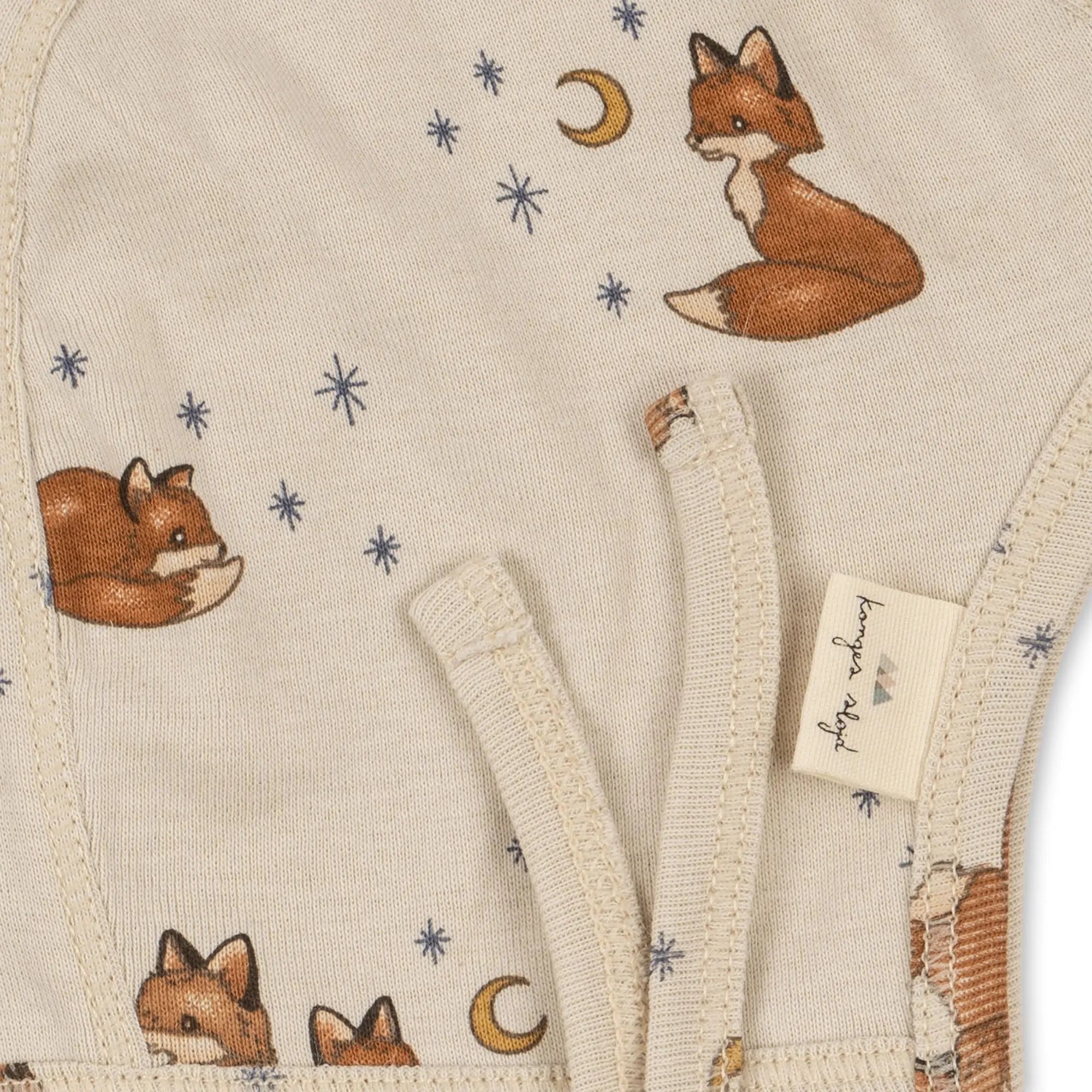 Round Baby Helmet Gots - Foxie  Konges Sløjd   