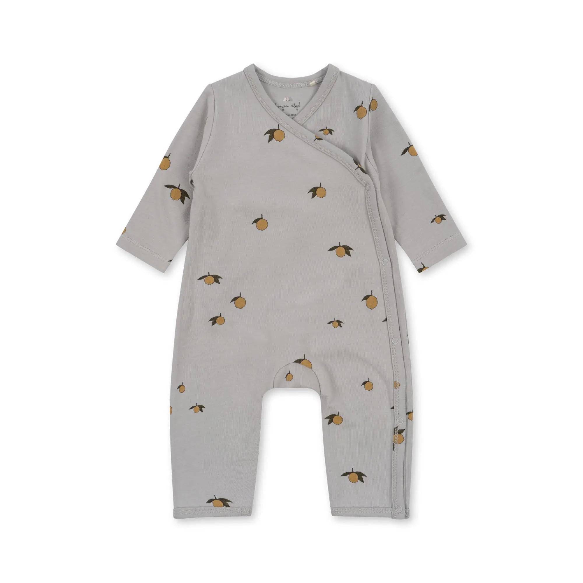 Basic Newborn Onesie Gots  Konges Sløjd LEMON HARBOR 44cm/PRE 