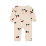 Malli Glitter Girl Romper Gots - Grande Cerise  Konges Sløjd   