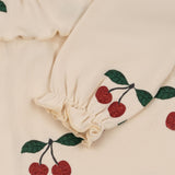 Malli Glitter Girl Romper Gots - Grande Cerise  Konges Sløjd   