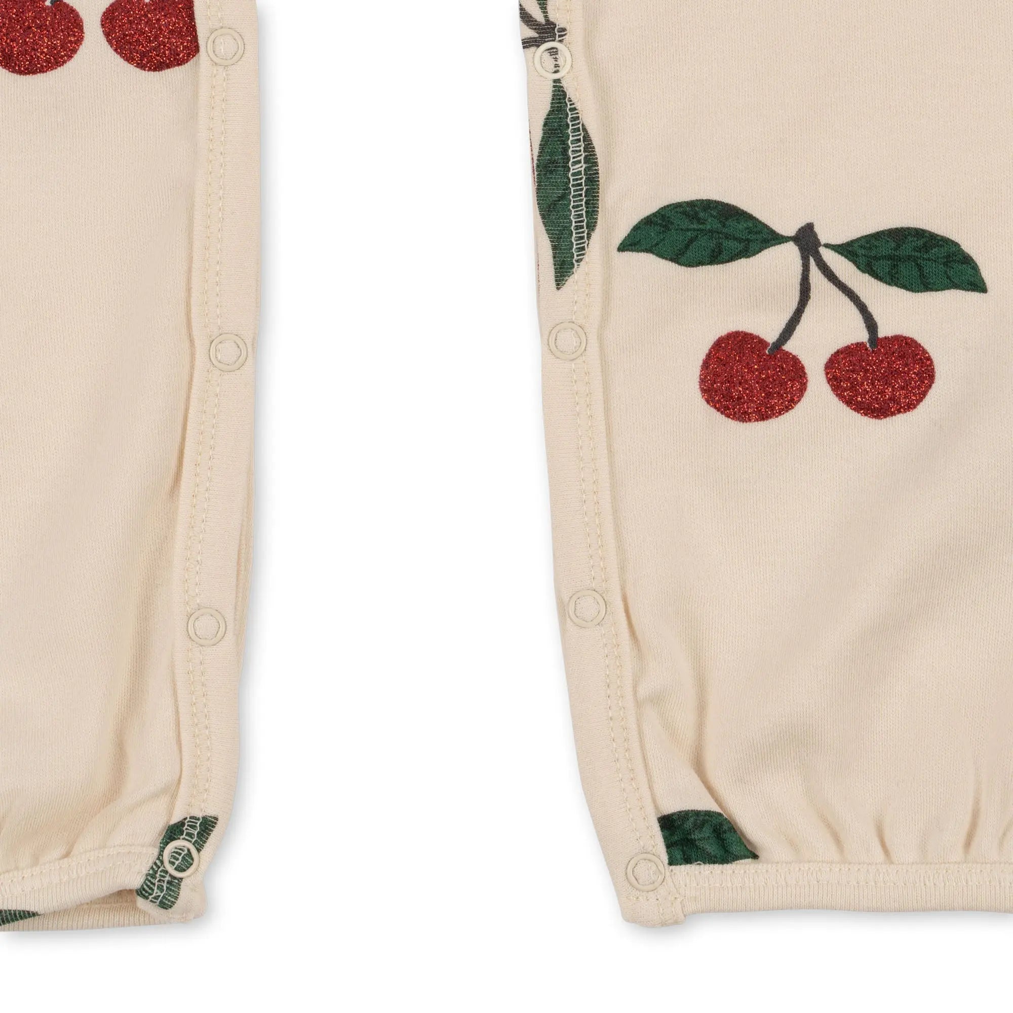 Malli Glitter Girl Romper Gots - Grande Cerise  Konges Sløjd   