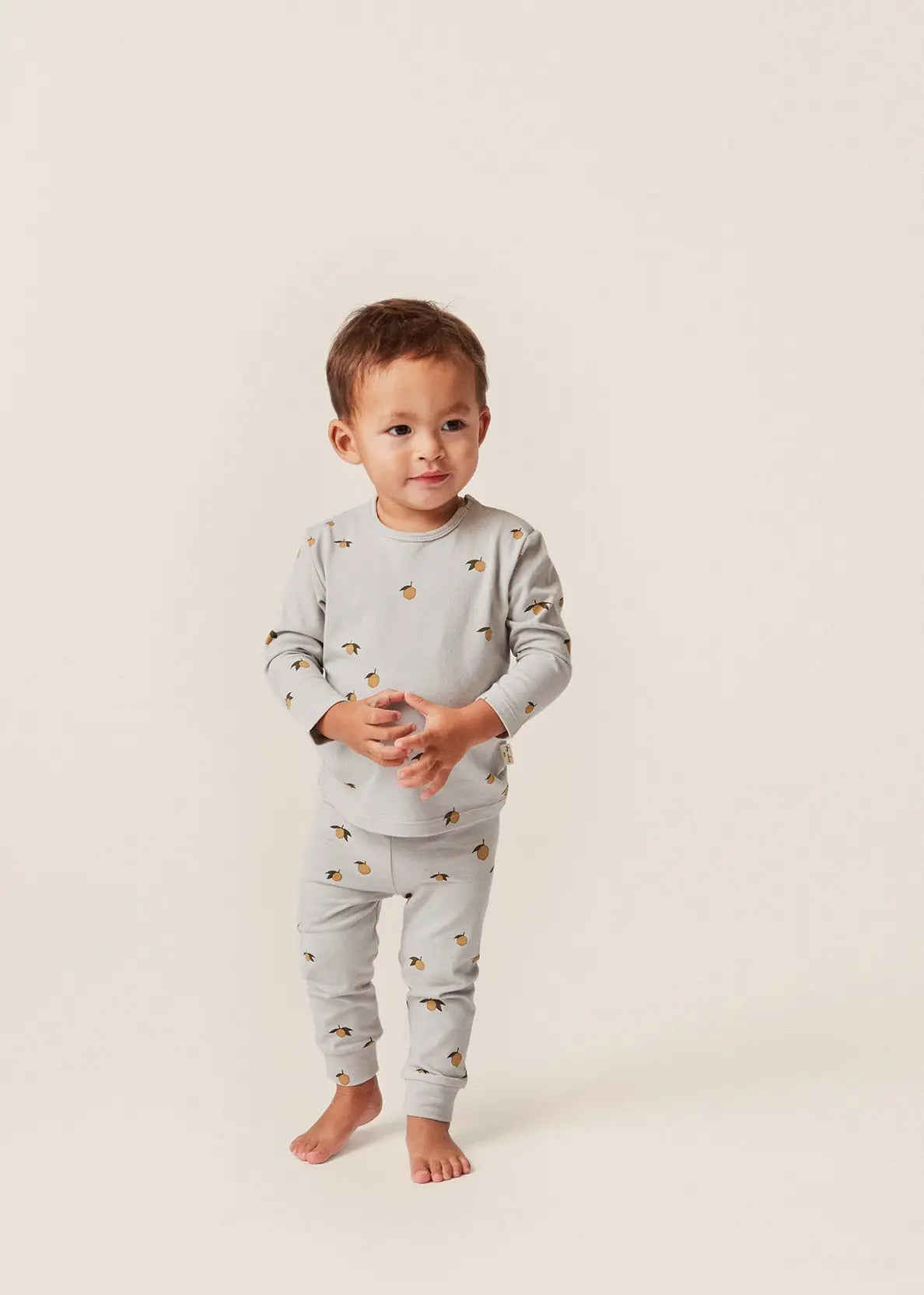 Lemon Harbor Print Basic Baby Pants GOTS  Konges Sløjd   