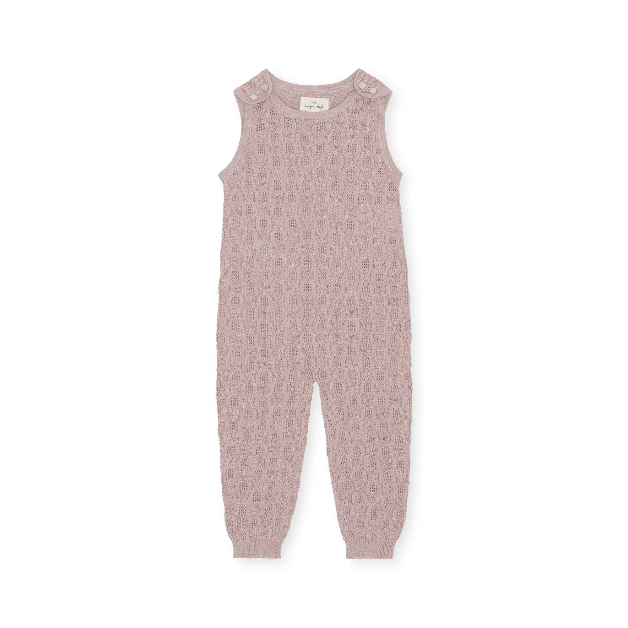 Valkan Knit Spencer - Bark, Pointelle Knit Spencer, Snug and Warm, Winter Layering, Cozy Fashion  Konges Sløjd   