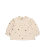 Cherry Girl Blouse Gots  Konges Sløjd Cherry 74cm/9M 