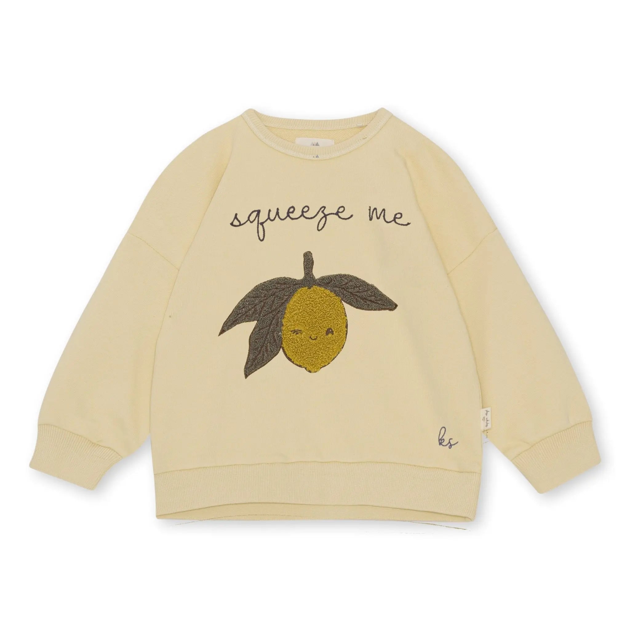 Lemon Organic Cotton Sweatshirt  Konges Sløjd   