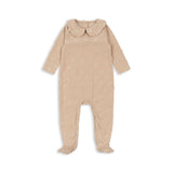 Smoky Grey Miffie Collar Baby Onesie Gots  Konges Sløjd   