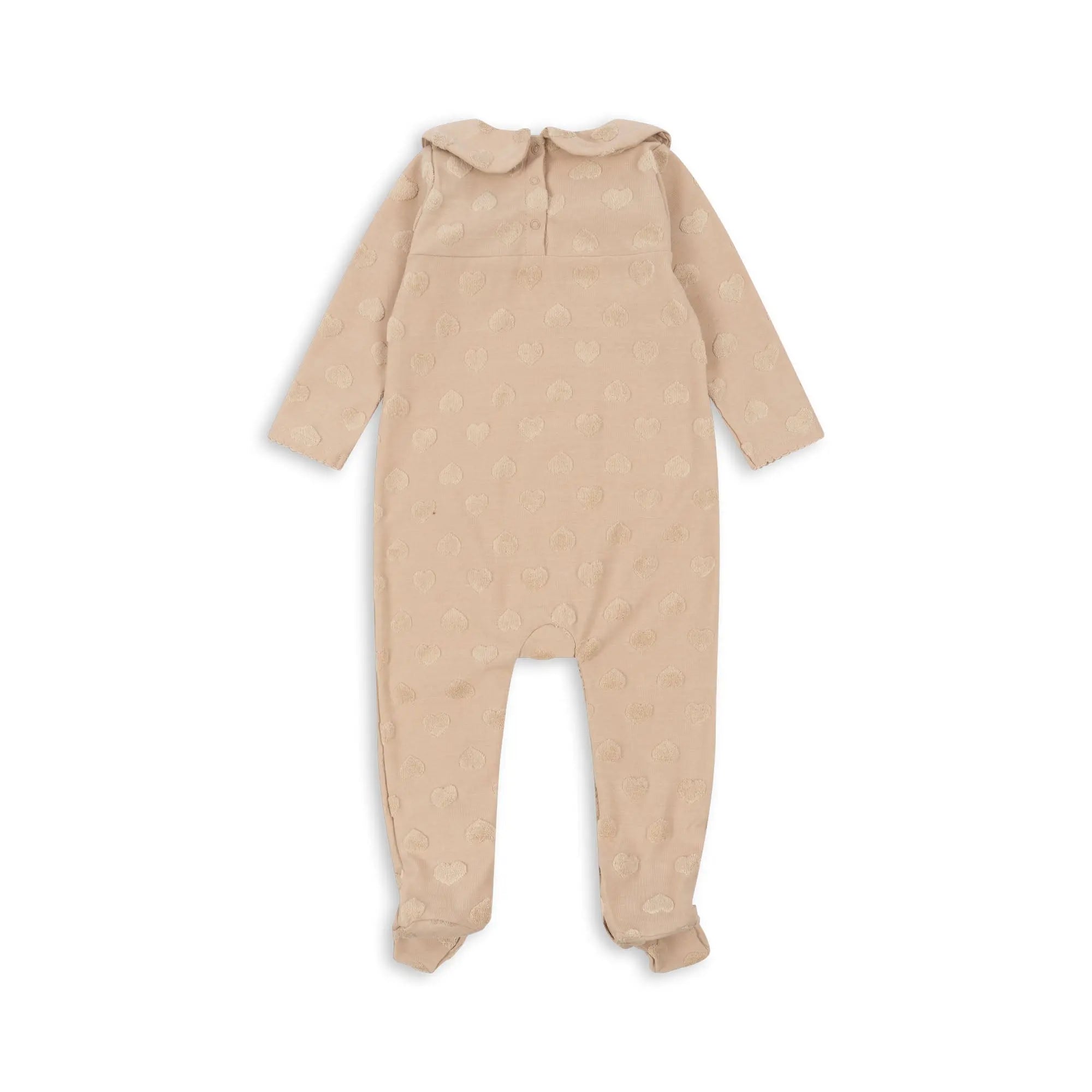 Smoky Grey Miffie Collar Baby Onesie Gots  Konges Sløjd   