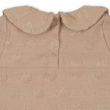 Smoky Grey Miffie Collar Baby Onesie Gots  Konges Sløjd   