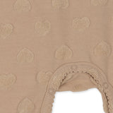 Smoky Grey Miffie Collar Baby Onesie Gots  Konges Sløjd   