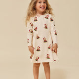 Teddy Basic Christmas Girl Dress Gots  Konges Sløjd   