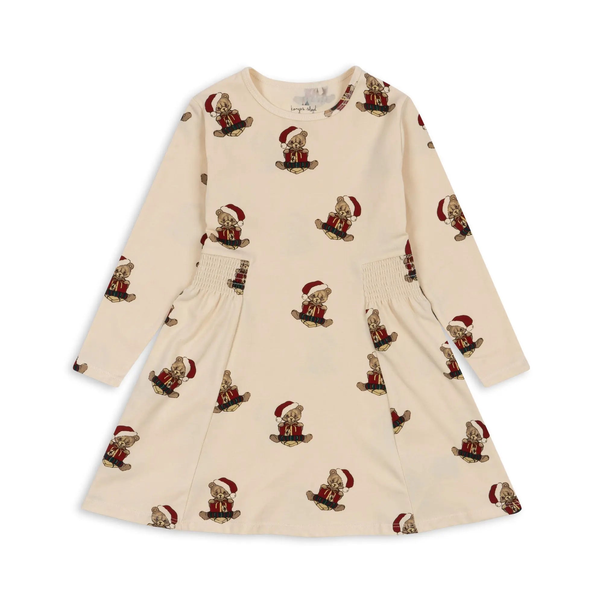 Teddy Basic Christmas Girl Dress Gots  Konges Sløjd   