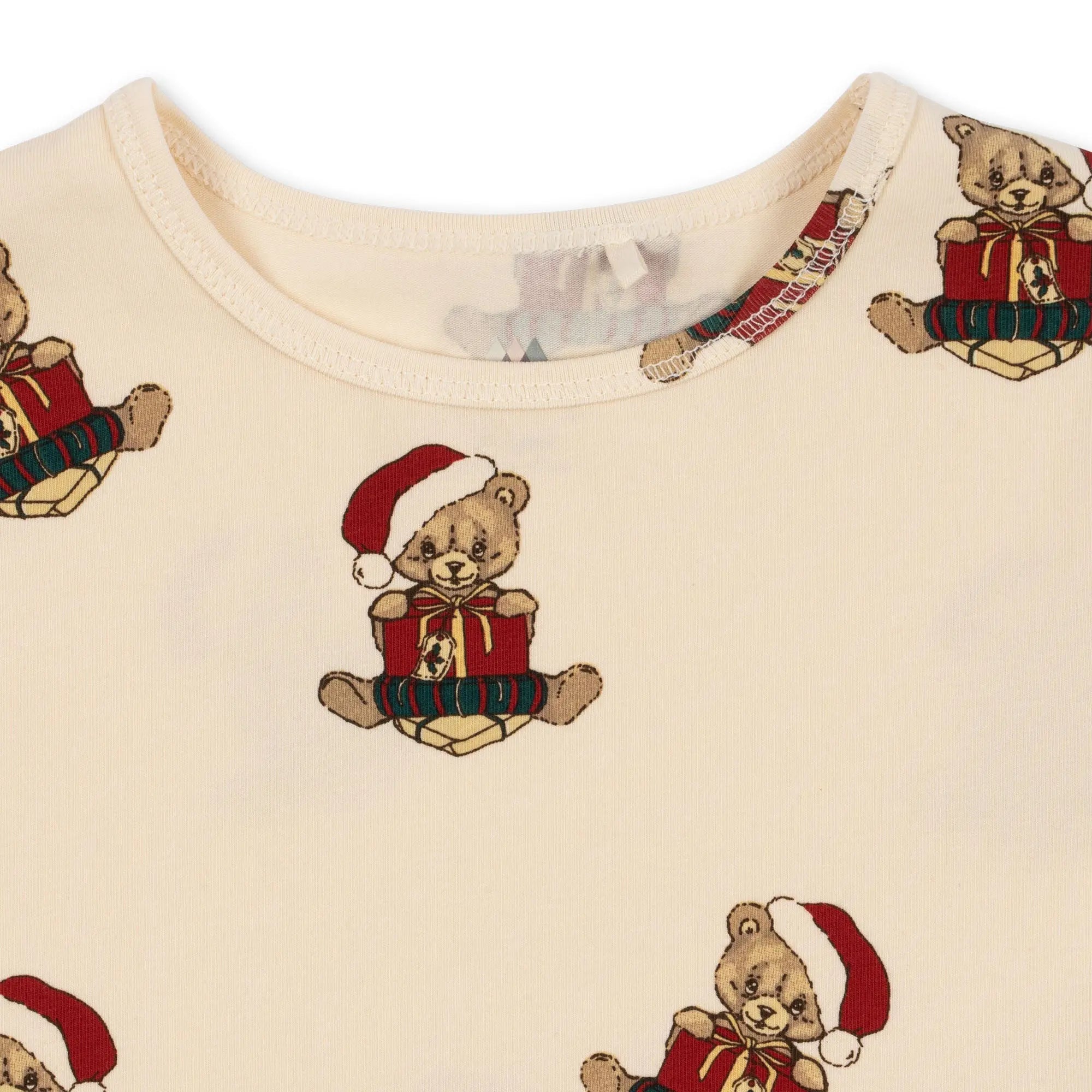 Teddy Basic Christmas Girl Dress Gots  Konges Sløjd   