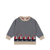 Sail Away Lapis Knit Blouse Gots  Konges Sløjd Sail Away 86cm/18M 