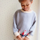 Sail Away Lapis Knit Blouse Gots  Konges Sløjd   