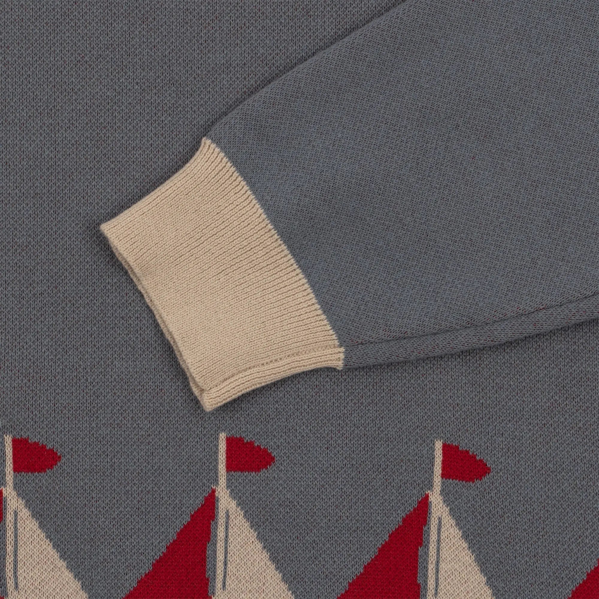 Sail Away Lapis Knit Blouse Gots  Konges Sløjd   