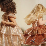 Gold Blush Starla Sequin Dress  Konges Sløjd   