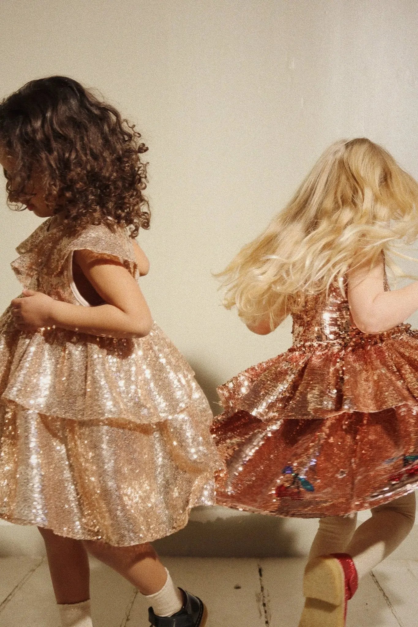 Gold Blush Starla Sequin Dress  Konges Sløjd   