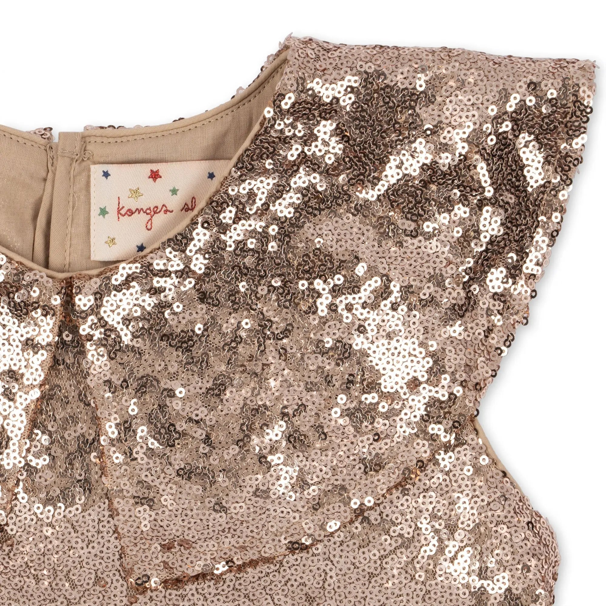 Gold Blush Starla Sequin Dress  Konges Sløjd   