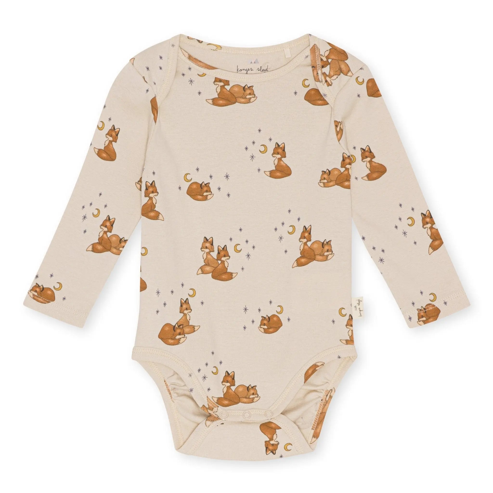 Classic Long Sleeve Baby Bodysuit Gots - Foxie  Konges Sløjd   