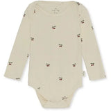 Organic Cotton Baby Bodysuit Gots  Konges Sløjd Cherry 74cm/9M 