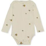Organic Cotton Baby Bodysuit Gots  Konges Sløjd Lemon 74cm/9M 