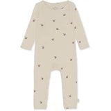 Organic Cotton Baby Onesie Gots  Konges Sløjd Cherry 74cm/9M 